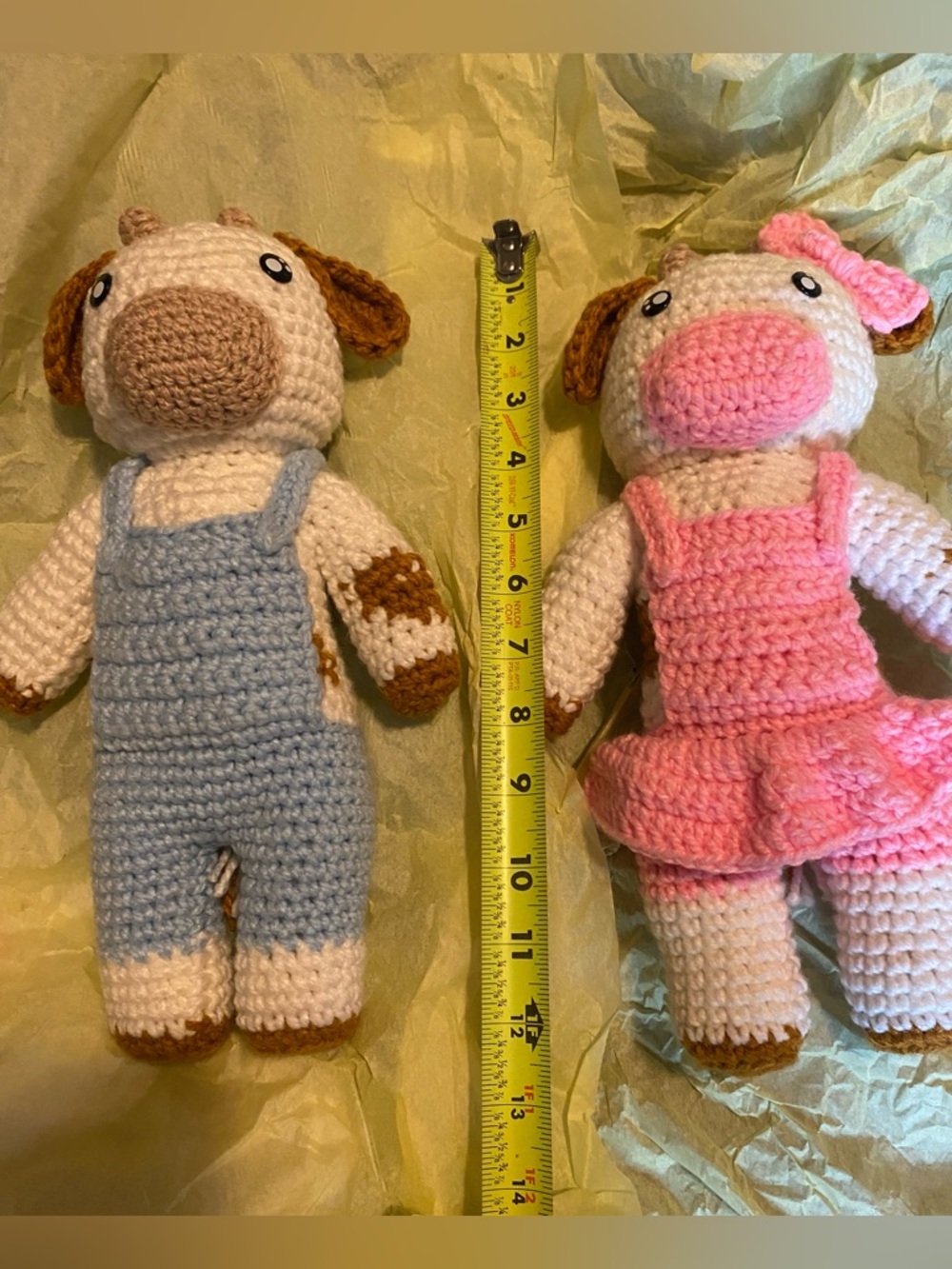 Adorable Hand-Crochet Plush Highland Cows – Custom Handmade Amigurumi